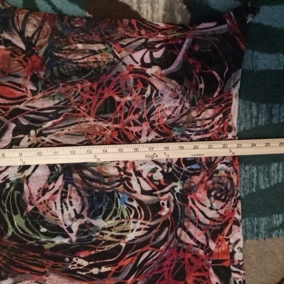 Alberto Makali Watercolor Artistic Boho Oversized  Colorful Womens Blouse Small - Picture 8 of 9